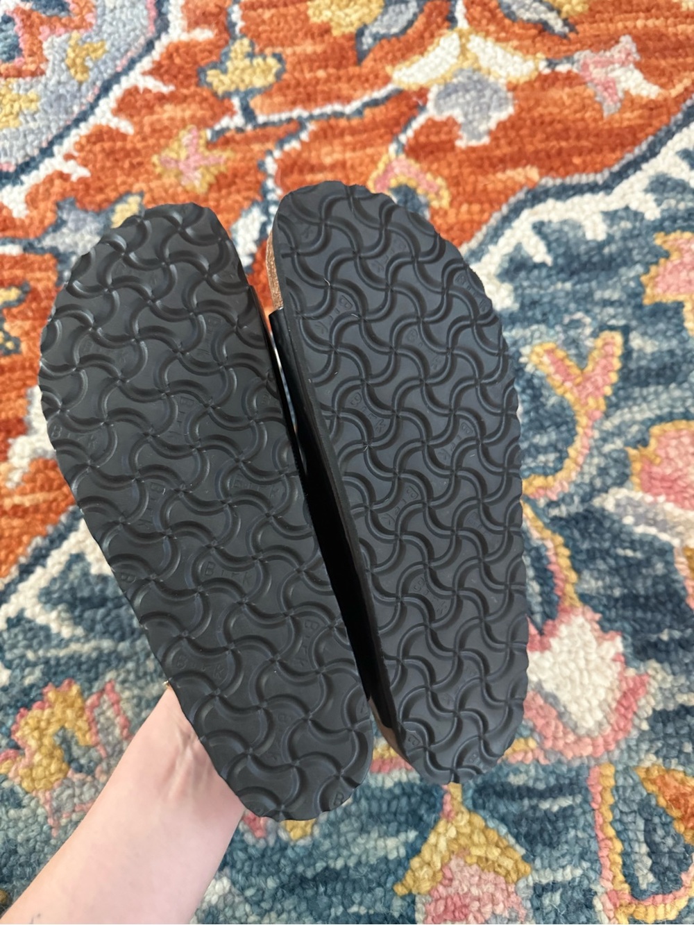 Birkenstock Arizona Big Buckle High Shine Black Patent Leather Sandals 39 8-8.5 - Picture 8 of 10